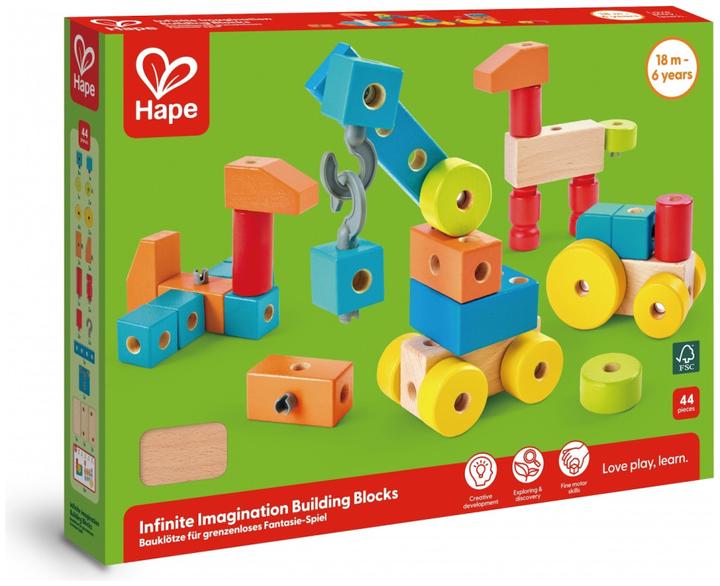 Actual product image Hape Infinite Imagination Building Blocks