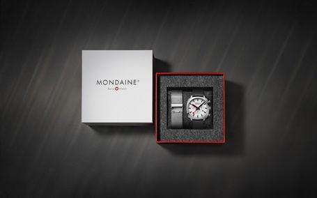 Immagine prodotto Mondaine Neo Vegan (Cronografo, Fatto in Svizzera, Orologio da polso analogico, 41 mm)