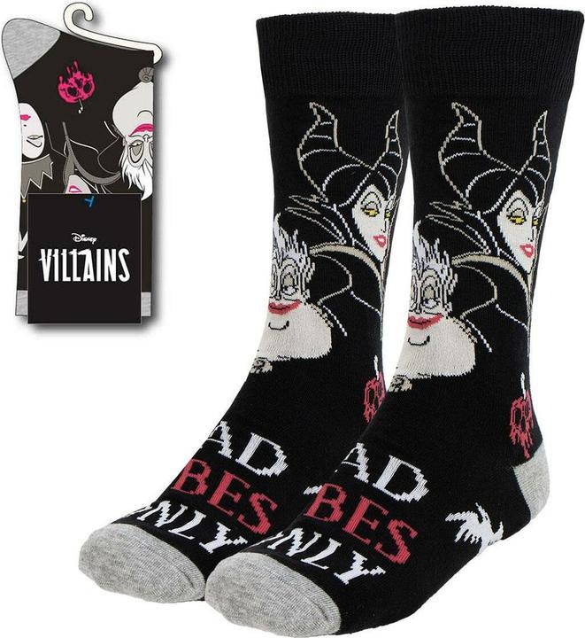 Actual product image Cerdá Disney Villains socks Bad Vibes Only 36-43 (Single pack, 36 - 43)