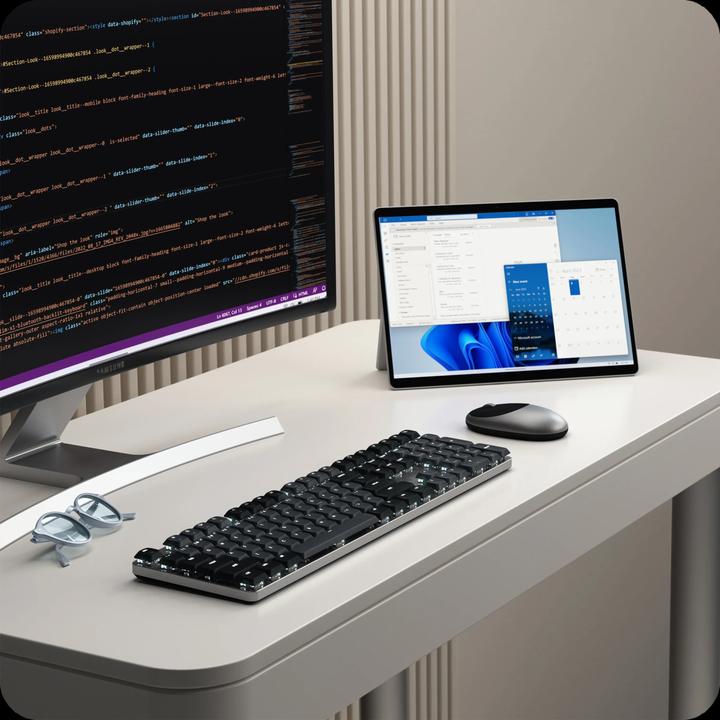 Produktbild Satechi SM3 Slim Mechanical Backlit BT Keyboard Dark German (DE, Kabellos)