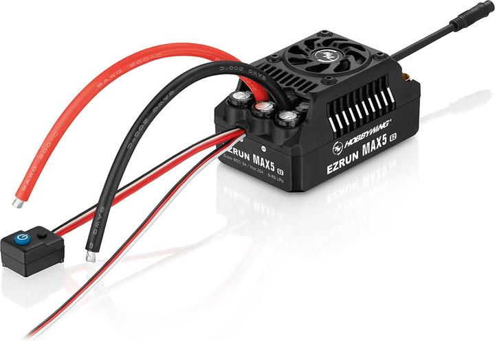 Produktbild Hobbywing Ezrun MAX5 HV G2 Regler 250 Amp, 6-12s LiPo, BEC