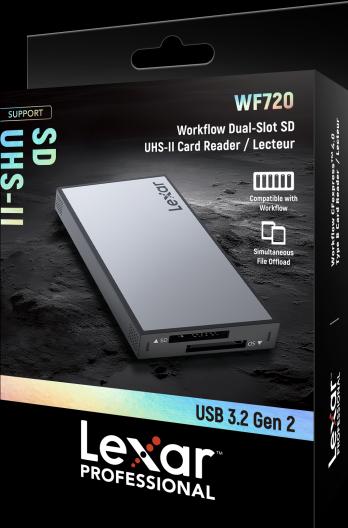 Produktbild Lexar PRO Workflow SD Dual-Slot Reader (USB 3.2 Gen 2)