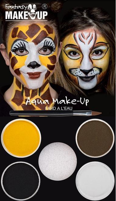 Produktbild Fantasy Make Up Schminkset - Löwe und Giraffe - Make-Up mit Zubehör