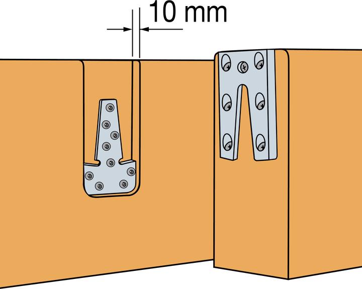 Actual product image Simpson Sst End grain connector (Connecting plates, 1 pcs.)