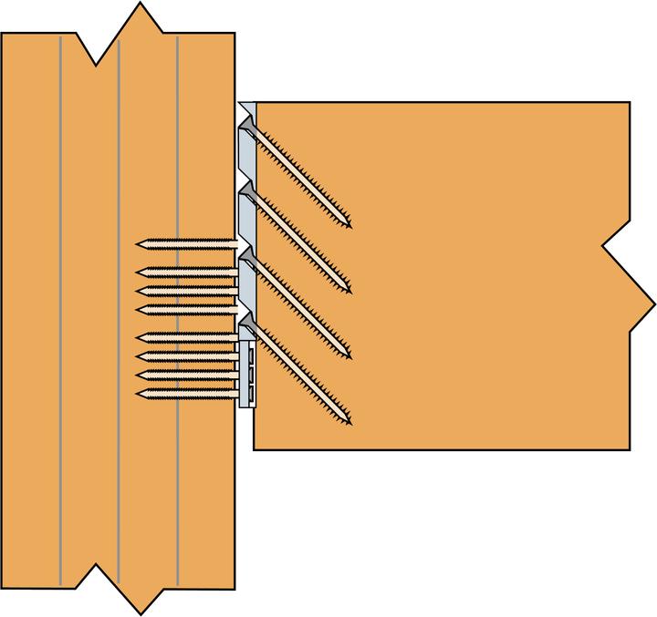 Actual product image Simpson Sst End grain connector (Connecting plates, 1 pcs.)