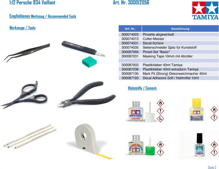 Image du produit Tamiya Porsche 934 Vaillant