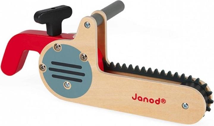 Janod Brico'Kids tronçonneuse avec son