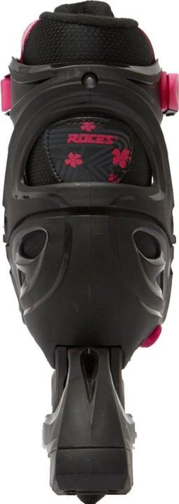 Actual product image Roces Children's inline skates Jockey 3.0 Girl (size: 26.0-29.0 (wheels 64 mm), black/pink) (26, 29)