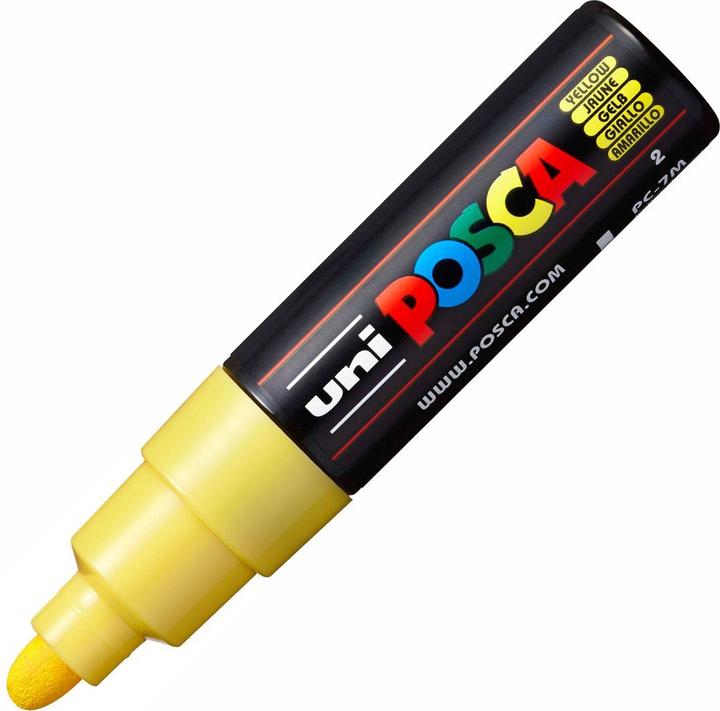 Produktbild Posca Medium Marker PC-7M (Gelb, 5.50 mm, 1 x)