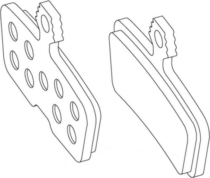Actual product image Sram Disc Brake Pads SIN/STL 2011 CODE 20 SETS (SRAM, Sintered metal)