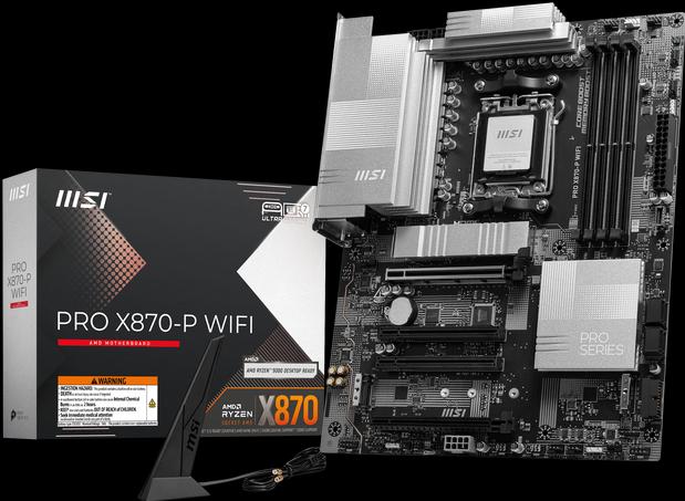 Actual product image MSI PRO X870-P WIFI (AM5, AMD X870, ATX)