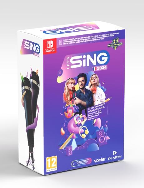 Image du produit Ravenscourt Let's Sing 2024 French Version (+ 2 Mics) (Switch, FR)