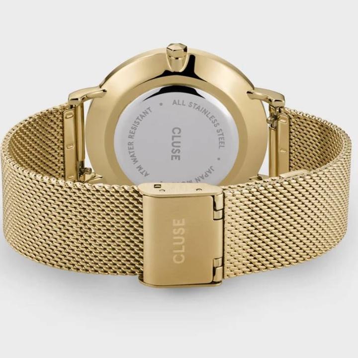 Actual product image Cluse La Bohème Mesh Gold (Analogue wristwatch, 38 mm)