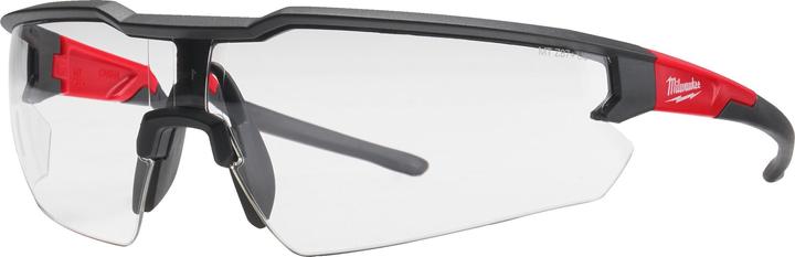 MGA Milwauk safety glasses, transparent, 4932471881, Red, 0 Glasses, One Size