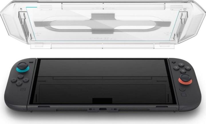 Actual product image Spigen - Screen Protector Glas.tR EZ-FIT (2pack) - for Nintendo Switch 2 - Clear (Switch 2)