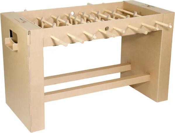 Bins and Boxes Cardboard foosball table