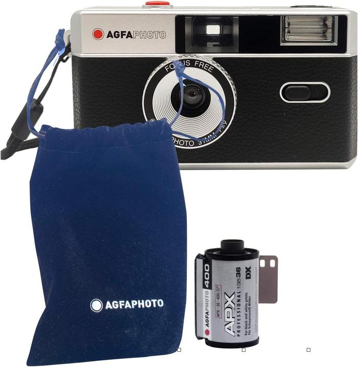 Actual product image AGFAPHOTO Analoge Kleinbildkamera-Set mit SW-Film