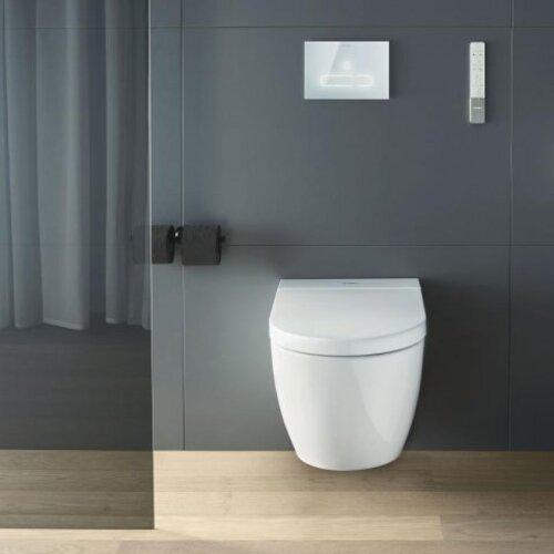 Image du produit Duravit Kit WC douche Starck f Lite cuvette sans rebord blanc 650001012004310