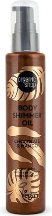 Immagine prodotto Organic Shop Olio scintillante per il corpo Cioccolato e Mango 100ml (Olio corpo, 100 ml)