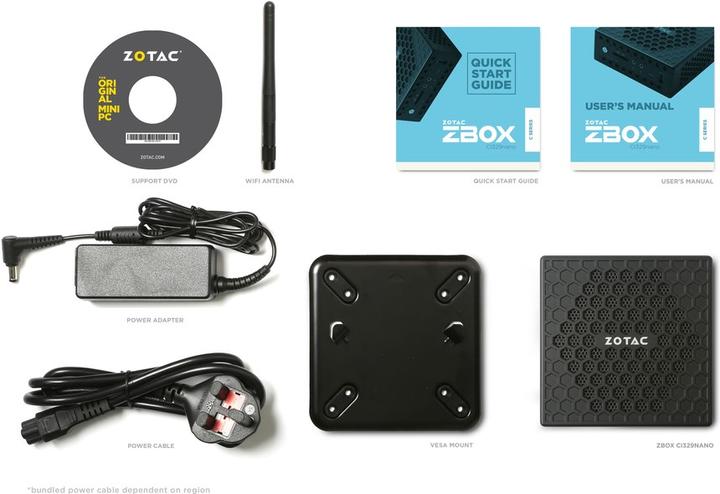 Produktbild Zotac Zbox CI329 Nano (Intel Celeron N4100)