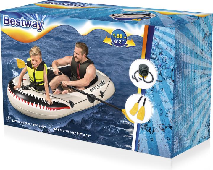 Actual product image Bestway Battle Bomber Raft Boat (188 cm, 2 pers.)