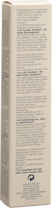 Actual product image Marlies Möller MM Specialists - Volume Anti-Oil Hair Powder (Dry shampoo)