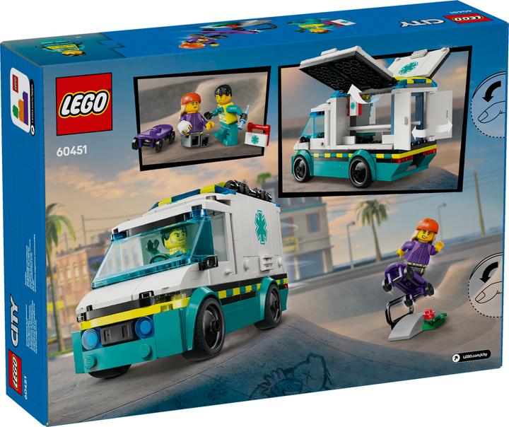 Produktbild LEGO Rettungswagen (60451, LEGO City)