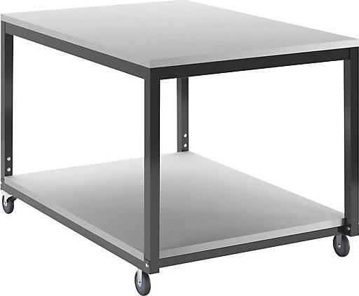 Produktbild eurokraft basic Tischwagen mit 2 Etagen, für Arbeitstisch-System WT, Breite x Tiefe 1000x700 mm (100 kg)