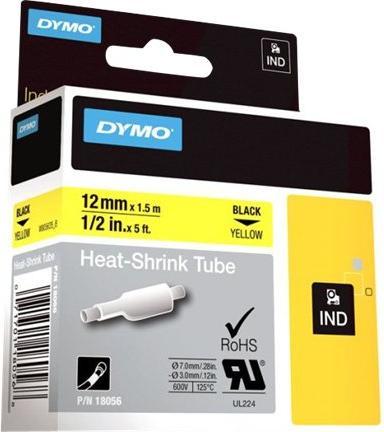 Produktbild Dymo Heissschrumpfschlauch ID1 12mm gelb (1.20 cm, Gelb)
