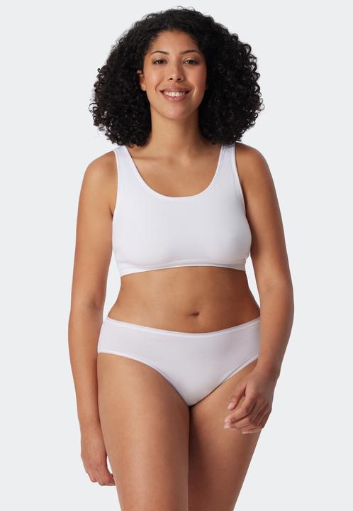 Actual product image Schiesser Pack of 2 95/5 Organic Cotton Tai Briefs (40, pack of 2)