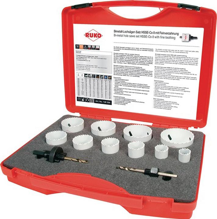 Produktbild Ruko BimetallLochsägen HSS variabler Zahnung (22 - 68 mm)