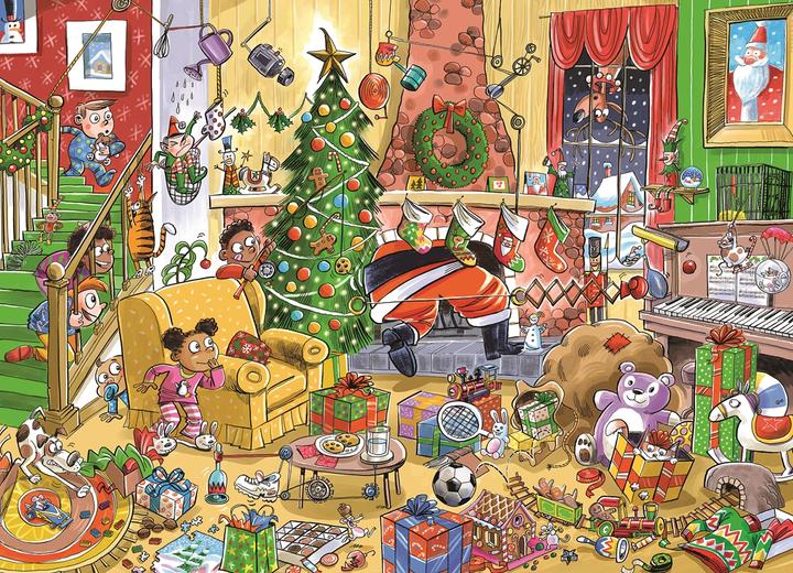 Produktbild Cobble Hill Verrückte Weihnachten 1000 Teile (1000 Teile)
