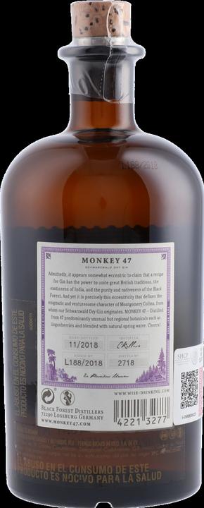 Produktbild Monkey 47 Schwarzwald Dry Gin (1 x 50 cl)