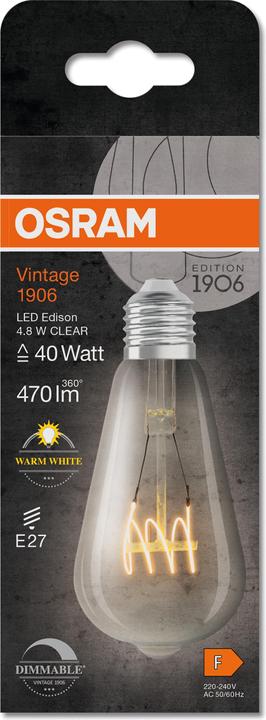 Actual product image Ledvance LED lamp (E27, 4.80 W, 470 lm, 4 x, F)