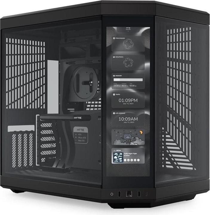 Actual product image Hyte Y70 Touch (mATX, Mini-ITX, ATX, E-ATX)
