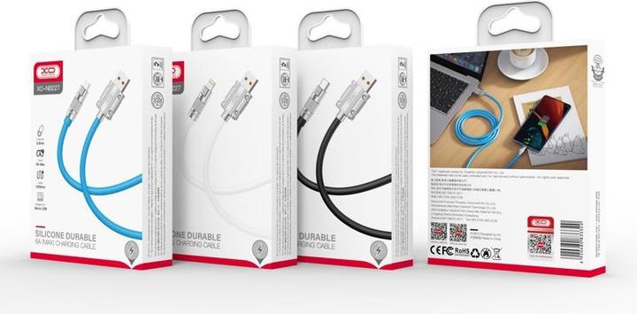 Image du produit xO câble NB227 USB - USB-C 1,2 m 6A noir (1 m)