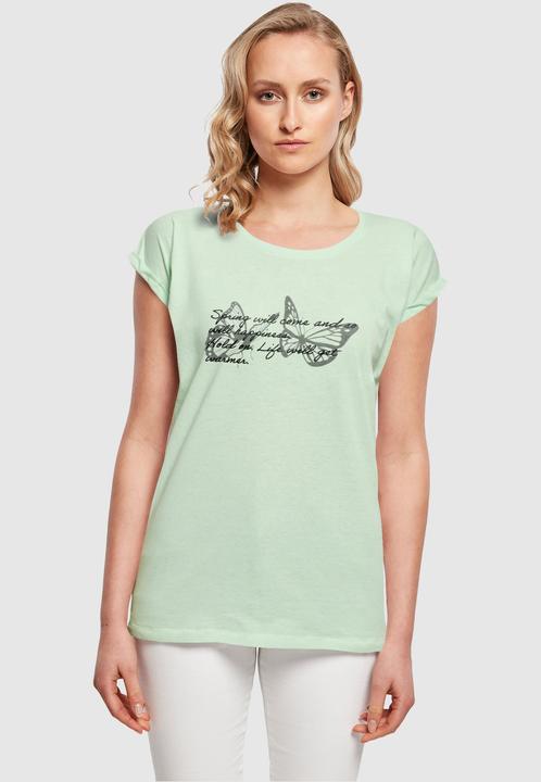 Produktbild Merchcode Ladies Spring Saying Extended Shoulder Tee - 111667 (XS)