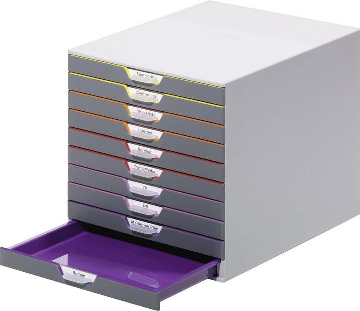 Actual product image Durable Drawer box Varicolor 10 (A4)