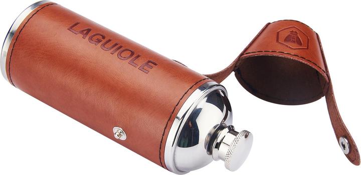 Produktbild Laguiole Metallflasche mit 2 Bechern