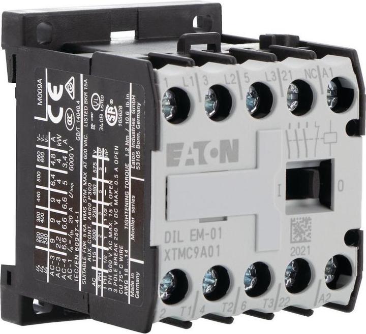 Produktbild Eaton Leistungsschütz, 24 V 50/60 Hz, 3-polig, 20402