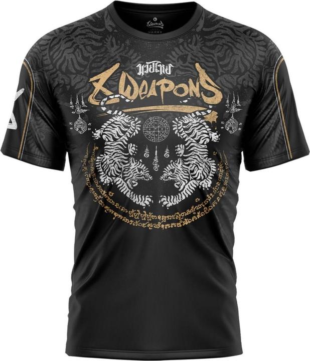 Actual product image 8Weapons Functional T-Shirt, Tiger Yant, black-yellow S (S)
