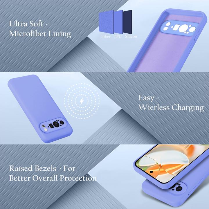 Produktbild Cadorabo Hülle für Google Pixel 9 PRO im Liquid Case Design (Google Pixel 9 Pro Fold)