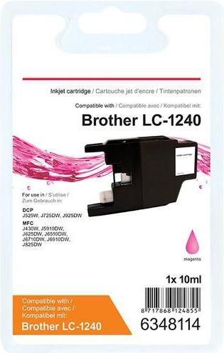 Actual product image Office Depot Ink cartridge Compatible Brother LC1240M Magenta (M)