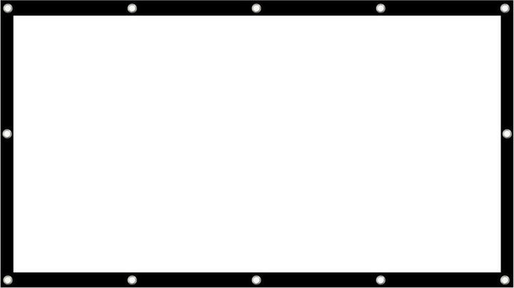 Actual product image Maclean Ekran projekcyjny MC-980 84" 186x100cm obramowanie 25mm 16:9 haczyki do naciągu (84", 16:9)