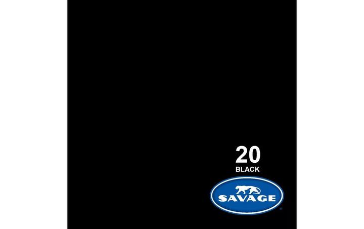 Image du produit Savage Papier de fond noir 1,35x11m (135 cm, 1100 cm)