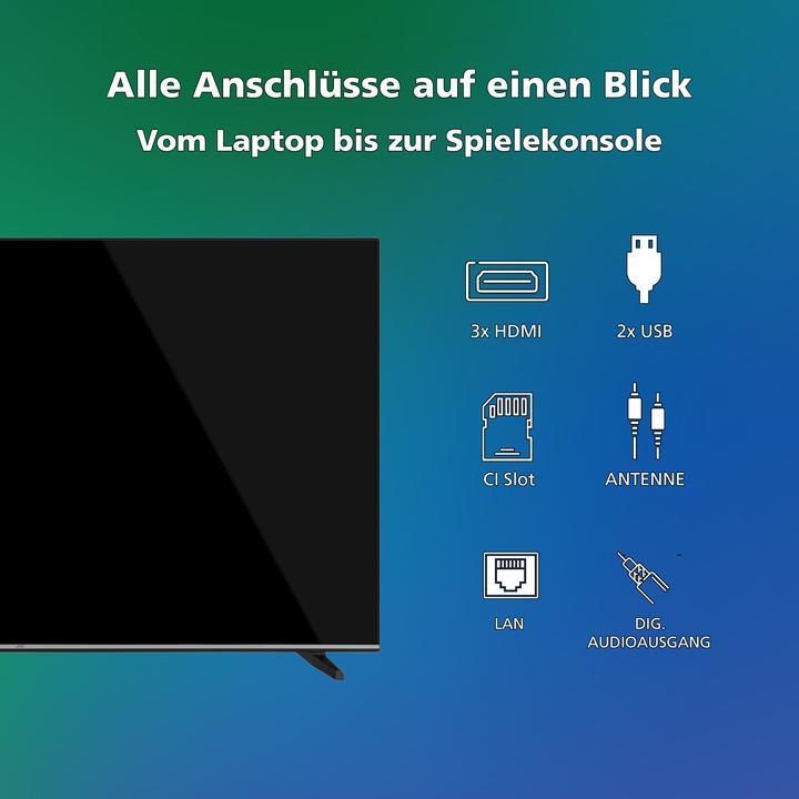 Produktbild JVC Fernseher 50 Zoll Smart TV VIDAA LT-50VD3555-4K Fernseher UHD, HDR Dolby Vision und Triple-Tuner (50", LED, 4K, 2025)