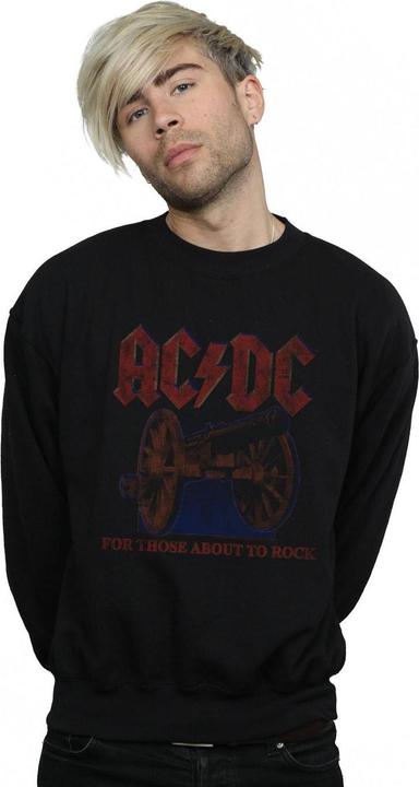 Produktbild AC/DC Mens For Those About To Rock Kanon Sweatshirt aus Baumwolle (4XL)