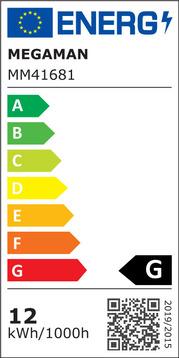 Energie-Label Megaman MM41681 (G53, 12 W, 900 lm, 1 x, G)