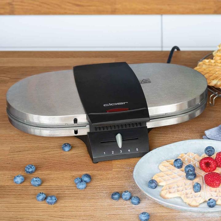 Actual product image Cloer Double Waffle Machine 1329 (EU plug)