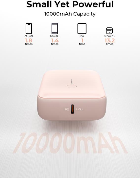 Immagine prodotto Aukey Spark Mini (10000 mAh, 20 W, 37 Wh)